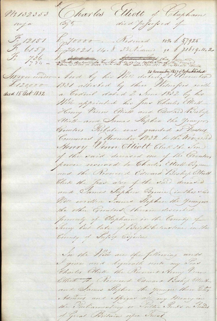 Charles Elliott of Clapham Bank of England Will 1832 a.jpg
