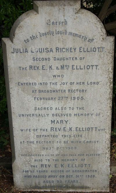 Edward King Elliott gravestone SMALL.JPG