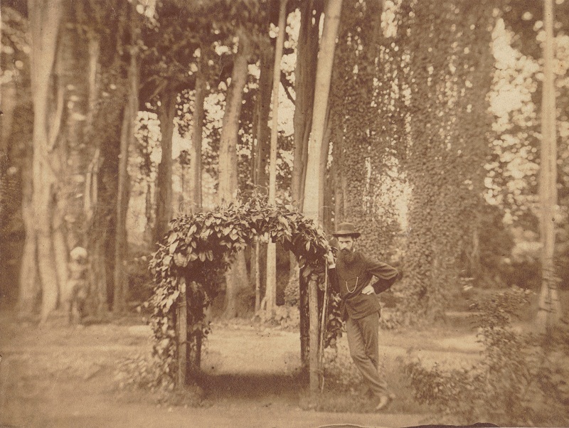 William Mackworth Young in garden of Church Mission House Madras 1876.jpg